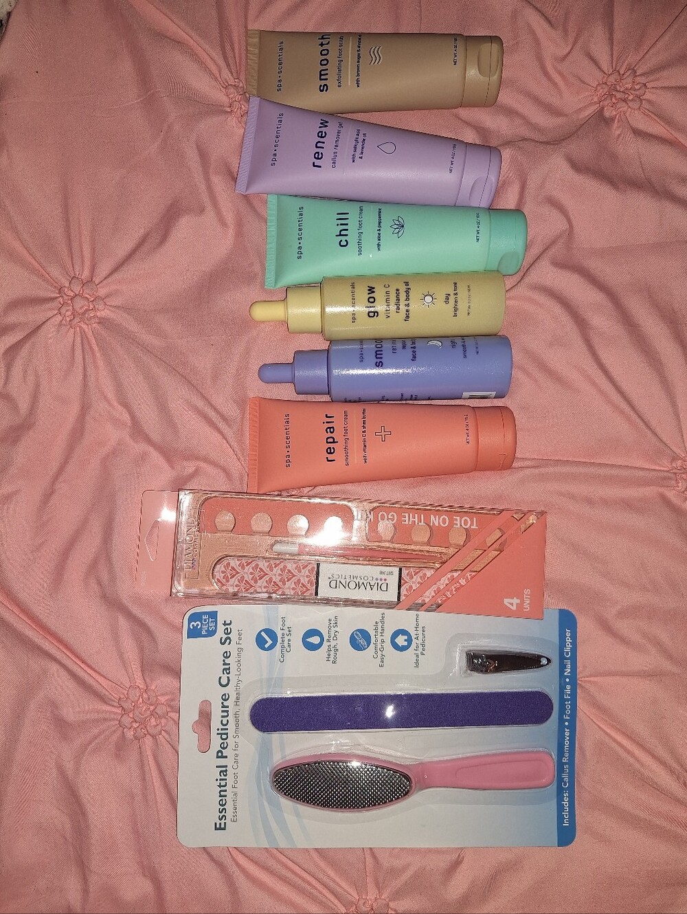 Essentials Pastel Footcare Set with Everything You Need